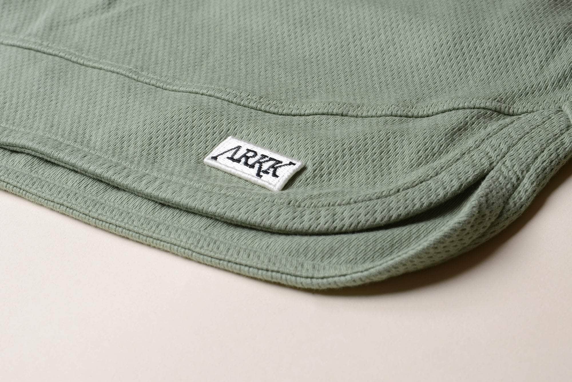 ARKK Apparel ARKK Box Logo Hoop Shorts | Oil Green Shorts